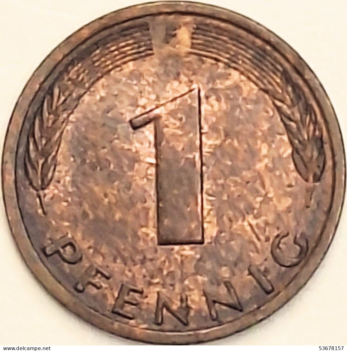 Germany Federal Republic - Pfennig 1990 F, KM# 105 (#4506) - 1 Pfennig
