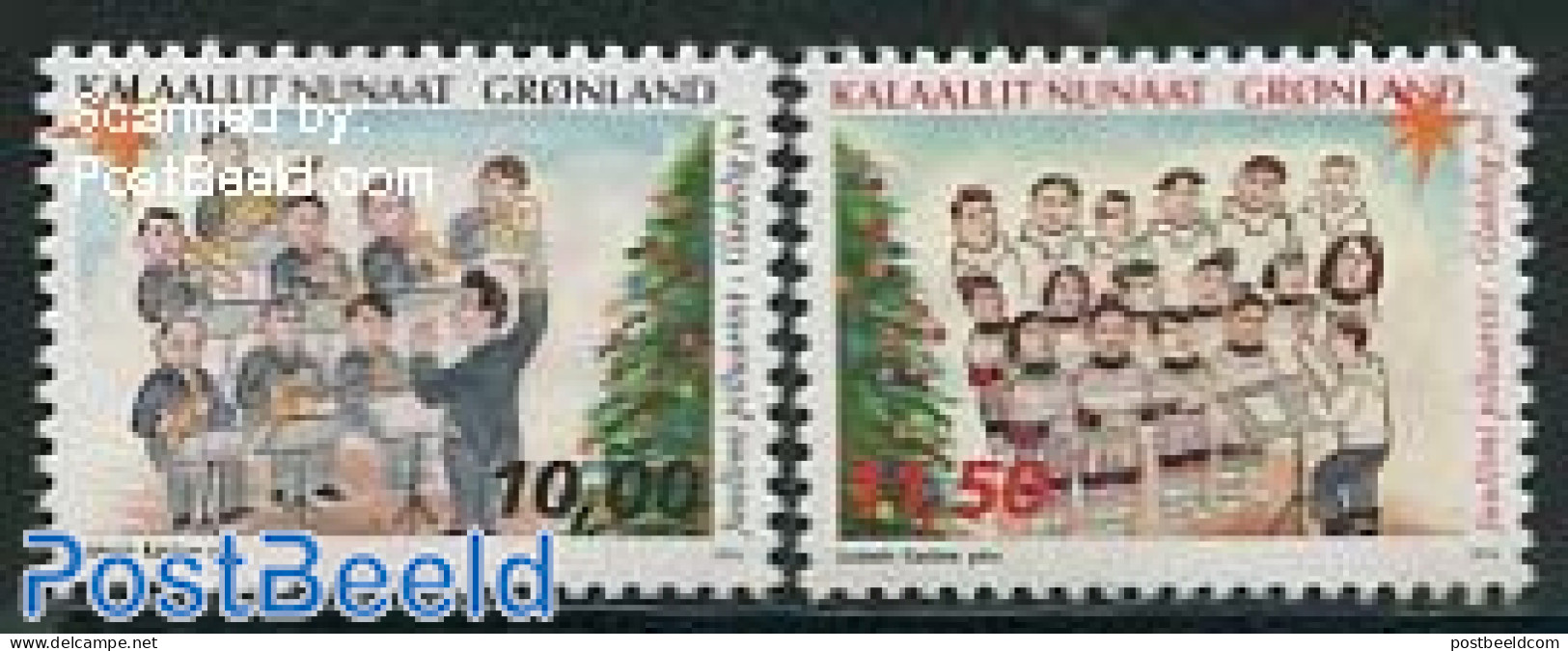 Greenland 2014 Christmas 2v, Mint NH, Performance Art - Religion - Music - Christmas - Nuovi