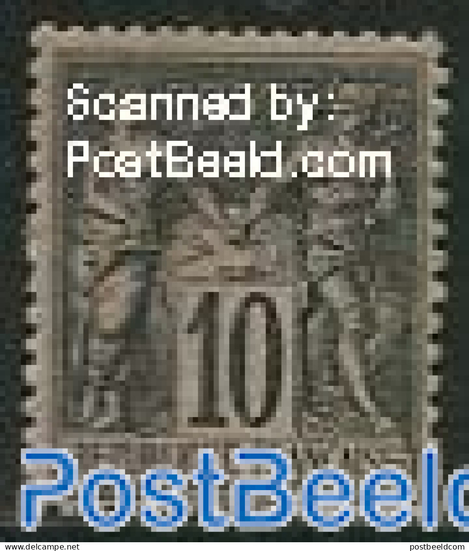 France 1877 10c, Type II, Stamp Out Of Set, Unused (hinged) - Ongebruikt