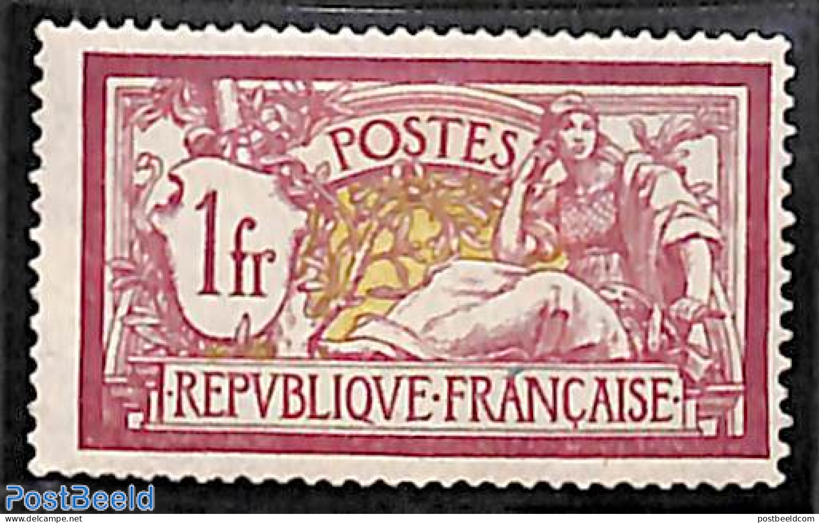 France 1900 1Fr, Stamp Out Of Set, Unused (hinged) - Ungebraucht