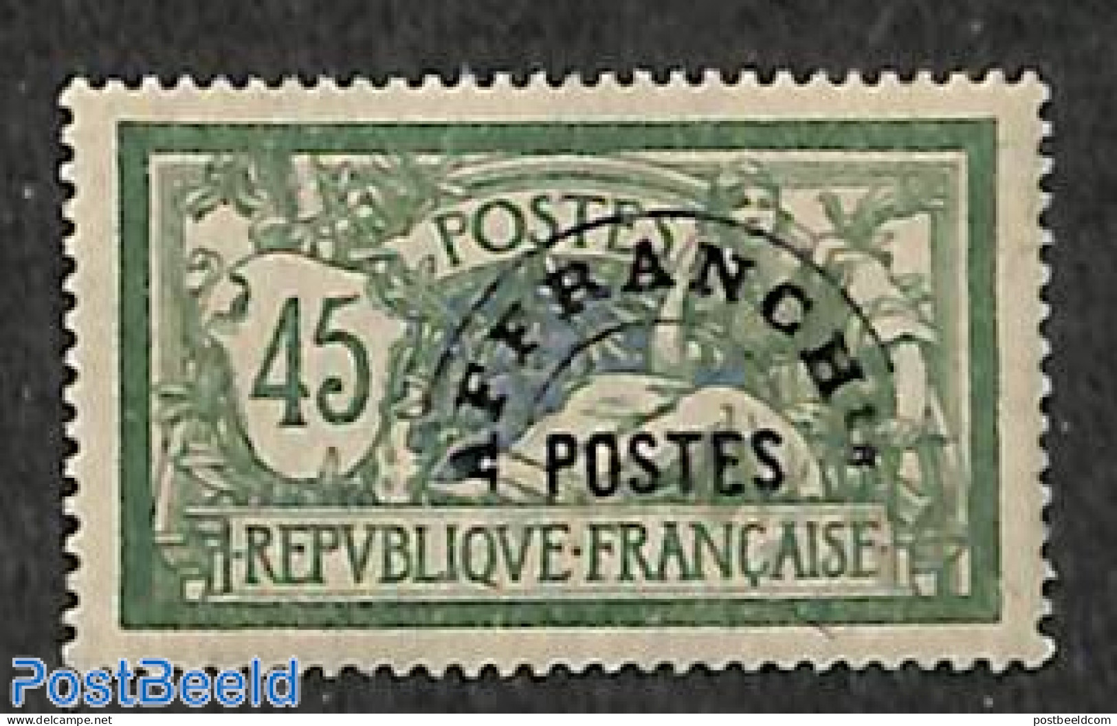 France 1906 45c, Precancel 1v, Unused (hinged) - Ungebraucht