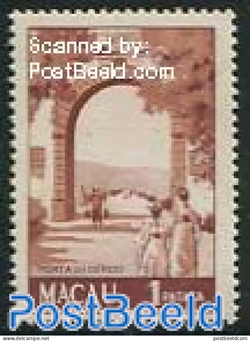 Macao 1950 1P, Stamp Out Of Set, Unused (hinged) - Unused Stamps