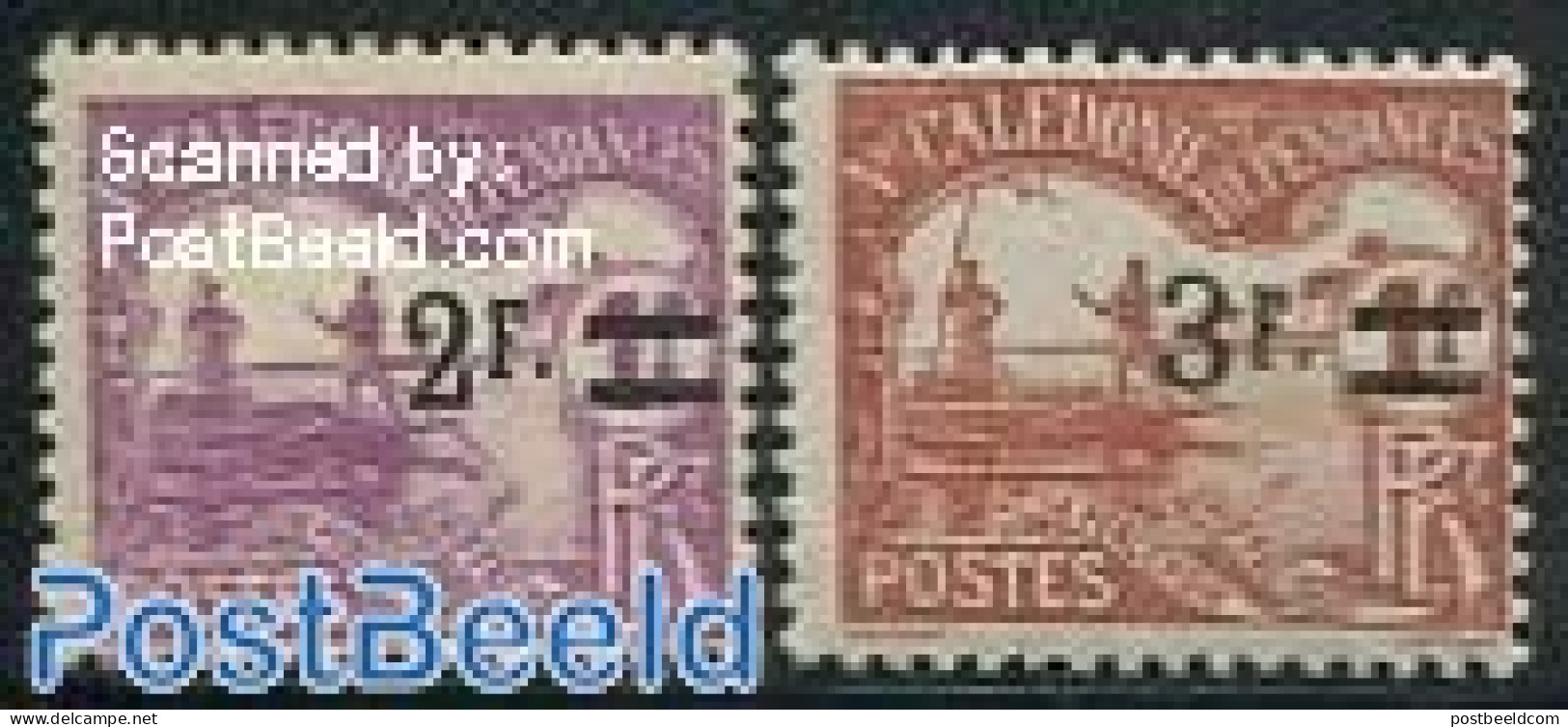 New Caledonia 1926 Postage Due 2v, Unused (hinged) - Sonstige & Ohne Zuordnung