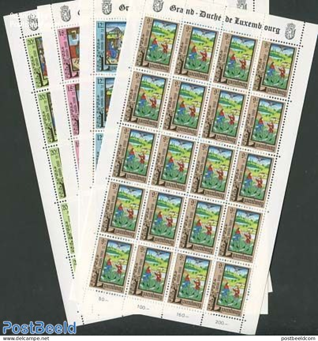Luxemburg 1988 Caritas 4 M/ss, Mint NH - Unused Stamps