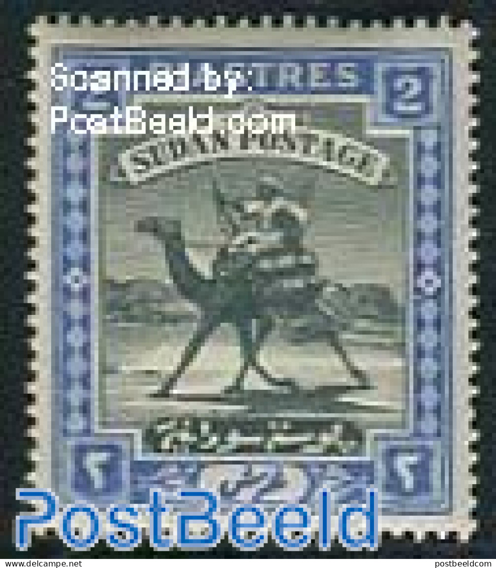 Sudan 1898 2P, WM Rose, Stamp Out Of Set, Unused (hinged) - Soedan (1954-...)
