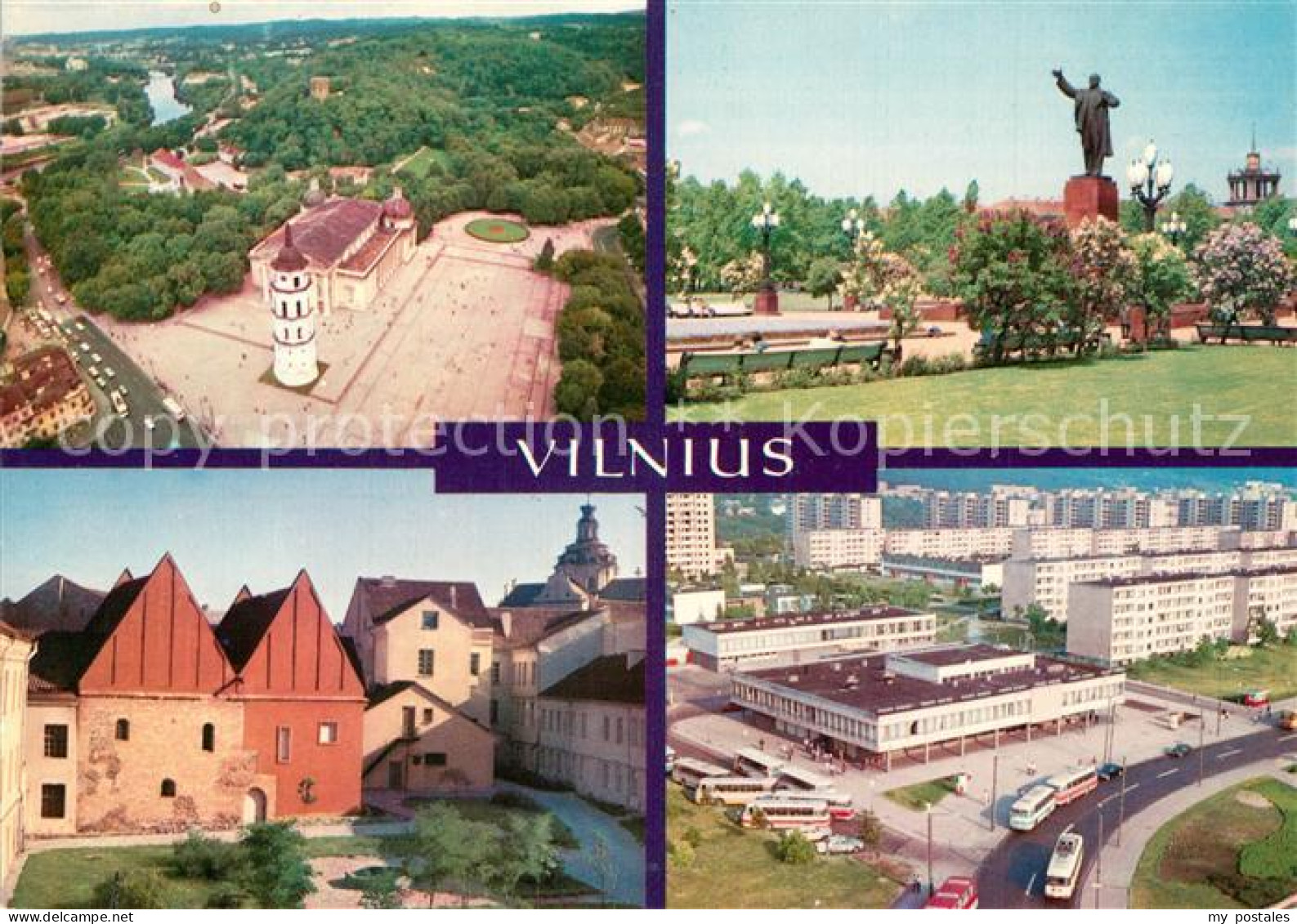 73355290 Vilnius Gedimino Aikste Senamiescio Fragmentas Lenino Aikste Zirmunu Gy - Litauen