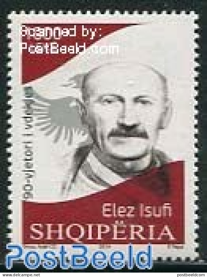 Albania 2014 Elez Isufi 1v, Mint NH - Albanië