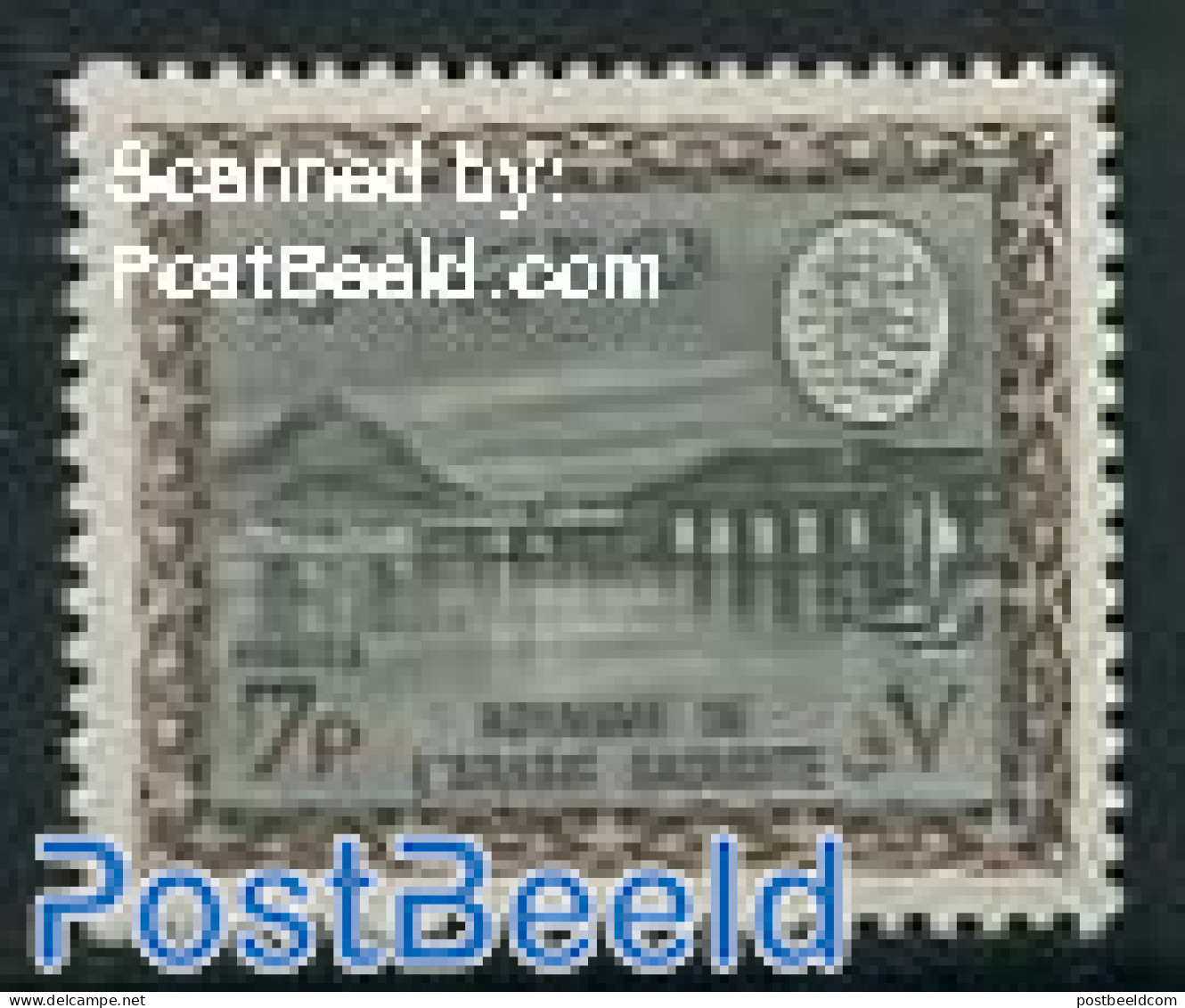 Saudi Arabia 1966 7P, Feisal, Stamp Out Of Set, Mint NH, Nature - Water, Dams & Falls - Arabia Saudita