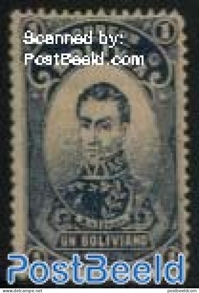 Bolivia 1897 2B, Stamp Out Of Set, Unused (hinged) - Bolivien