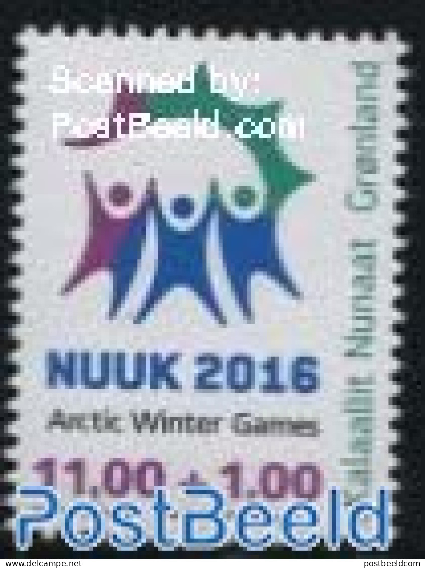 Greenland 2015 Arctic Winter Games, Nuuk 2016 1v, Mint NH, Sport - Sport (other And Mixed) - Nuovi