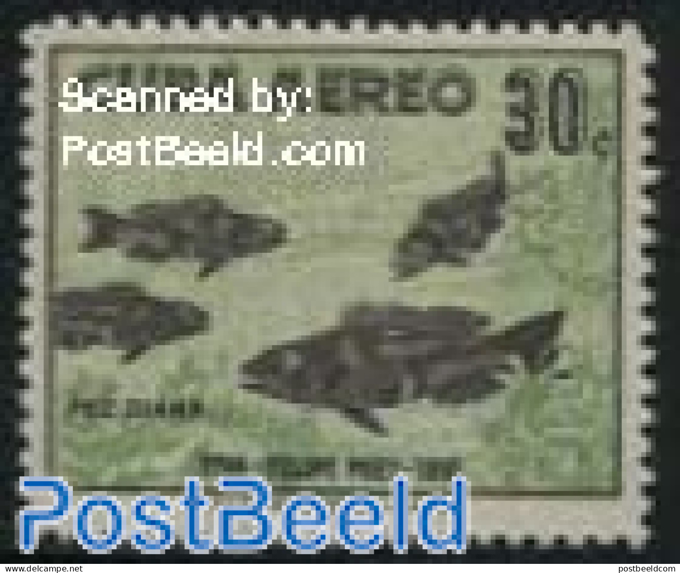 Cuba 1958 30c, Stamp Out Of Set, Mint NH, Nature - Fish - Ongebruikt