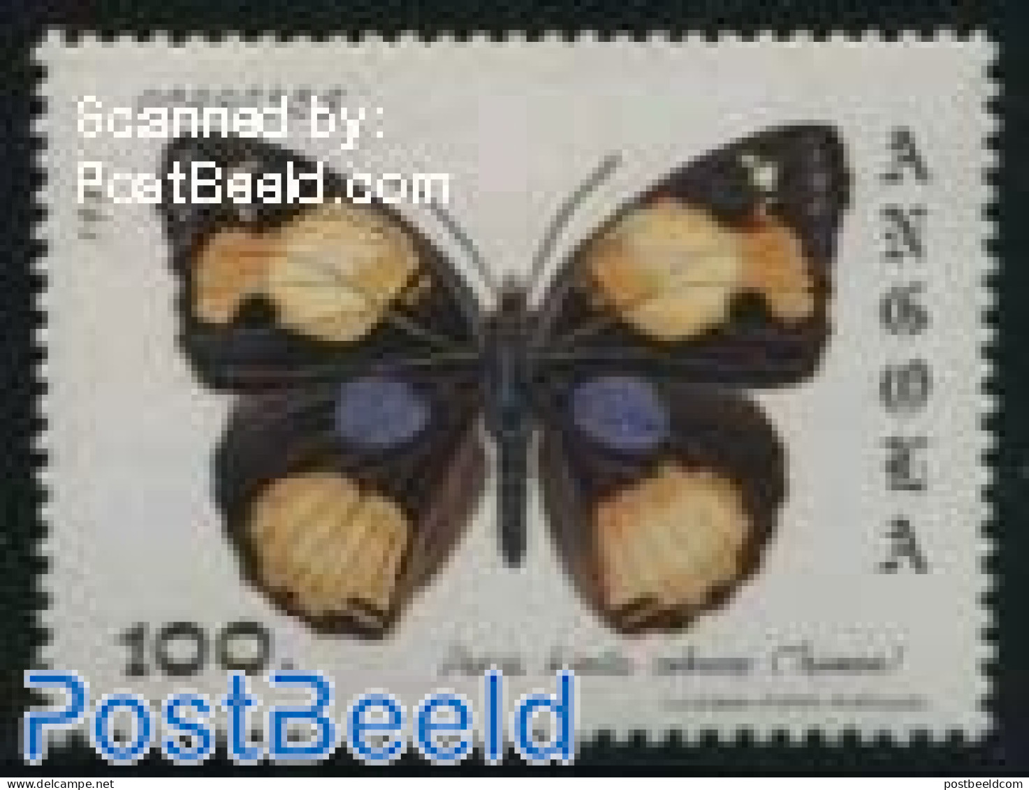 Angola 1982 100, Stamp Out Of Set, Mint NH, Nature - Butterflies - Angola