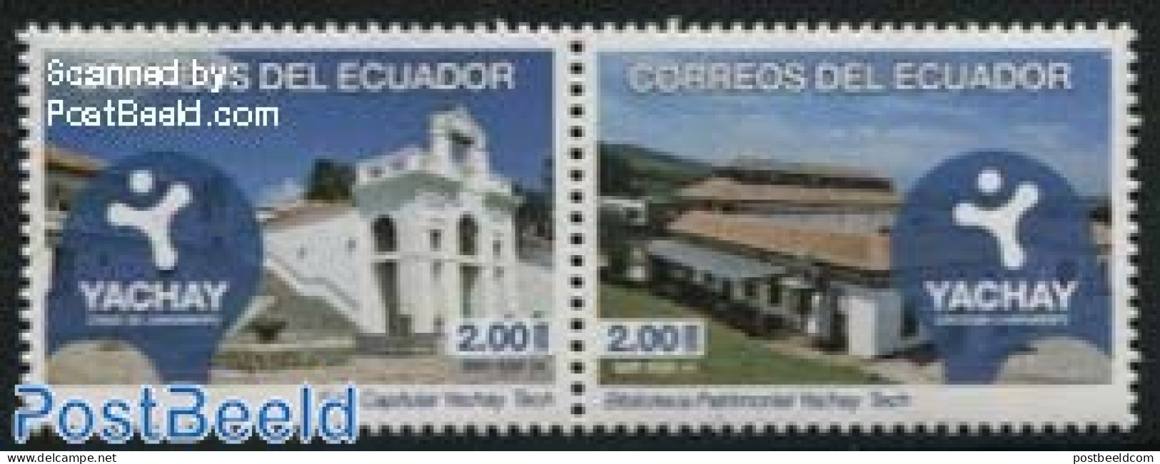Ecuador 2014 Yachay 2v [:], Mint NH, Science - Education - Equateur