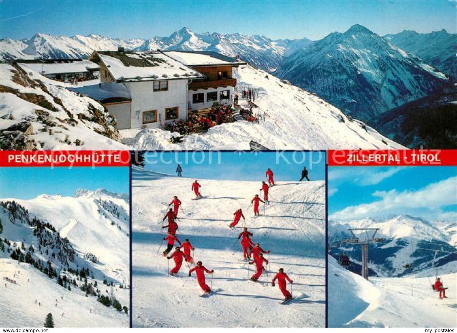 73355206 Mayrhofen Zillertal Penkenjochhuette Skigebiet Penken Winterpanorama Al - Autres & Non Classés