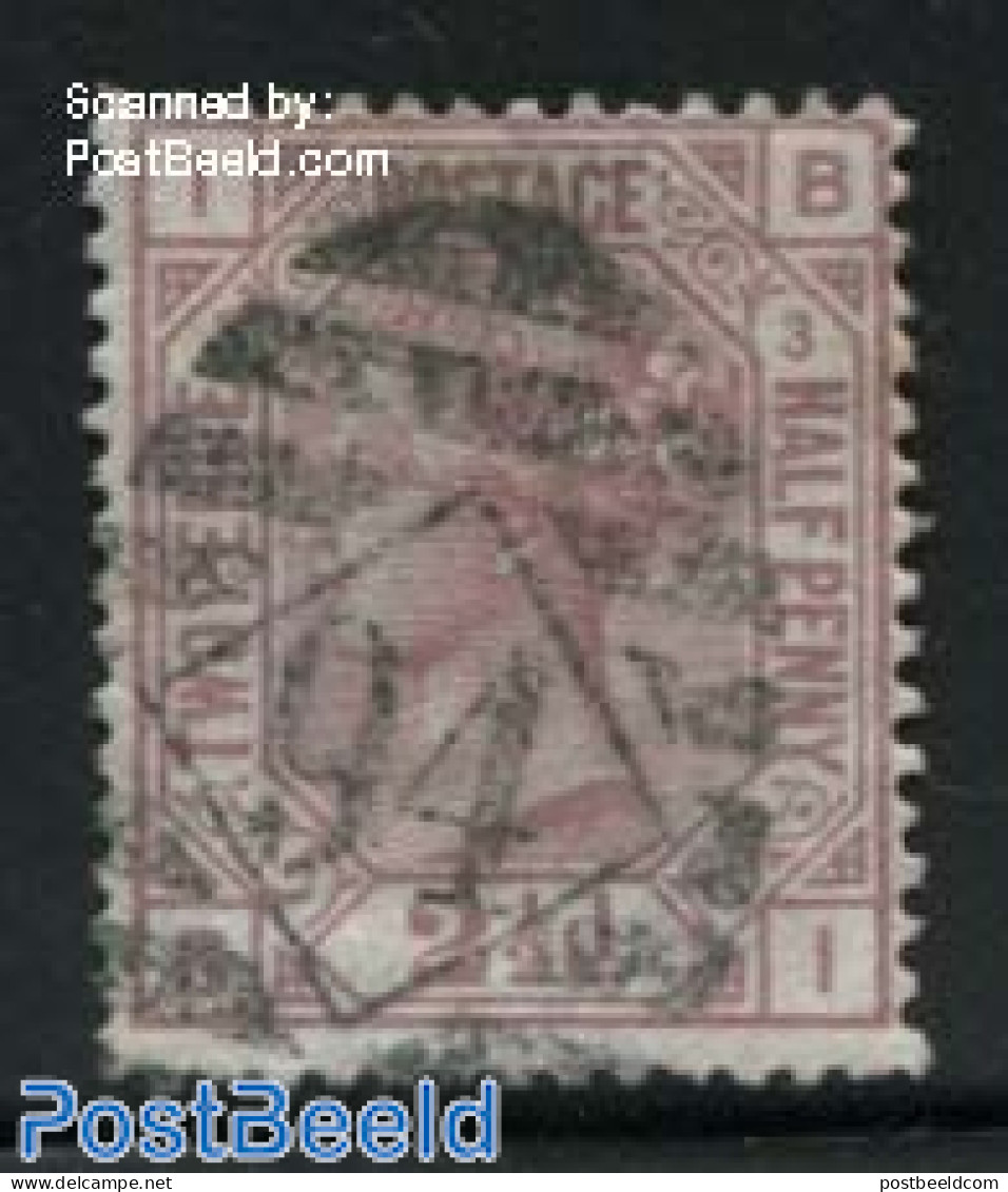 Great Britain 1876 2.5p, WM10, Plate 3, Used, Used Stamps - Gebruikt
