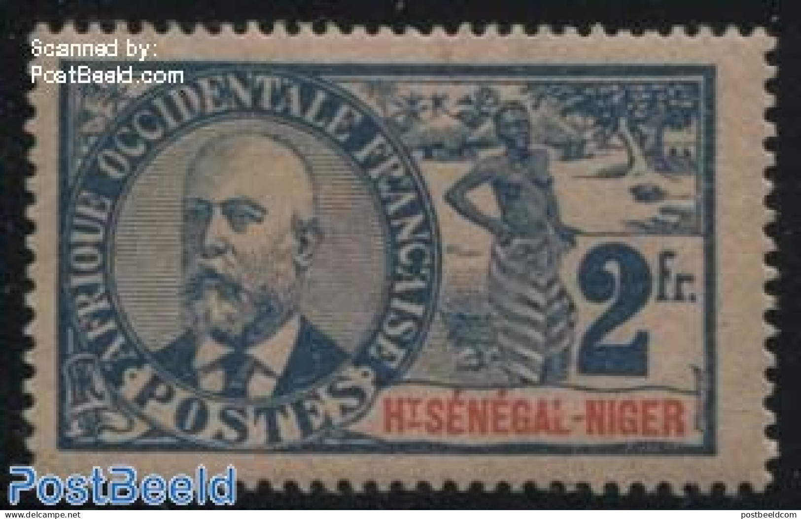 Senegal 1906 2Fr, Stamp Out Of Set, Unused (hinged), Various - Costumes - Costumi