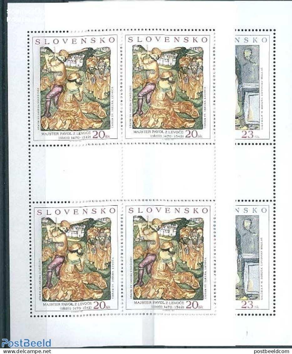 Slovakia 2002 Paintings 2 M/s, Mint NH, Art - Modern Art (1850-present) - Nude Paintings - Paintings - Unused Stamps