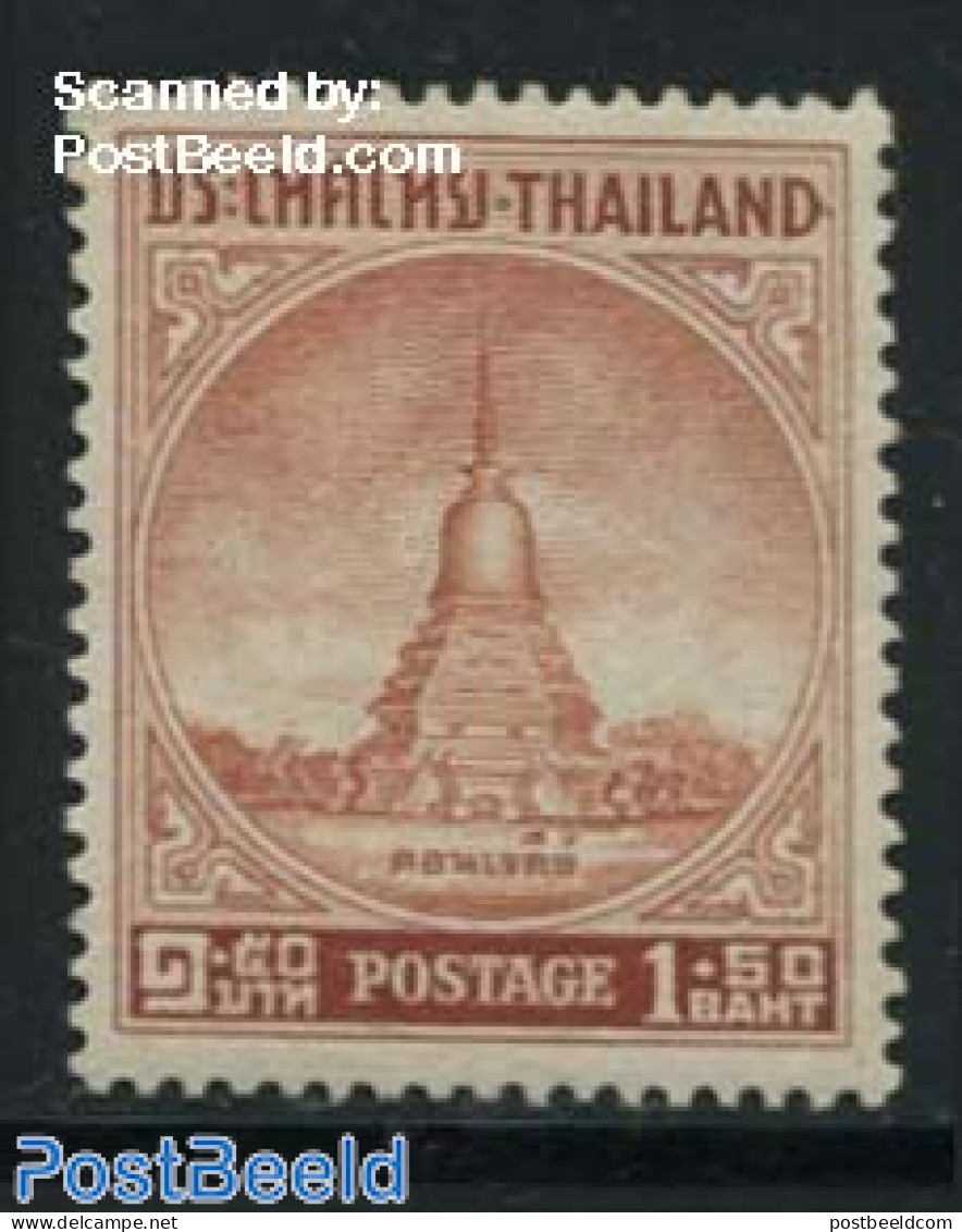 Thailand 1956 1.50B, Stamp Out Of Set, Mint NH - Thaïlande