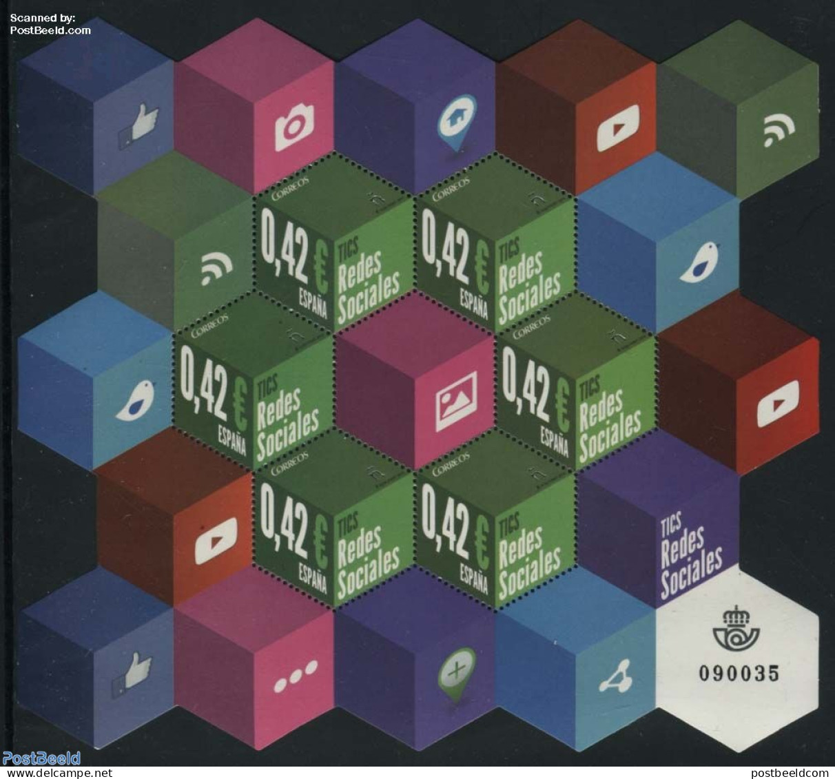 Spain 2015 Social Media S/s, Mint NH, Science - Computers & IT - Neufs