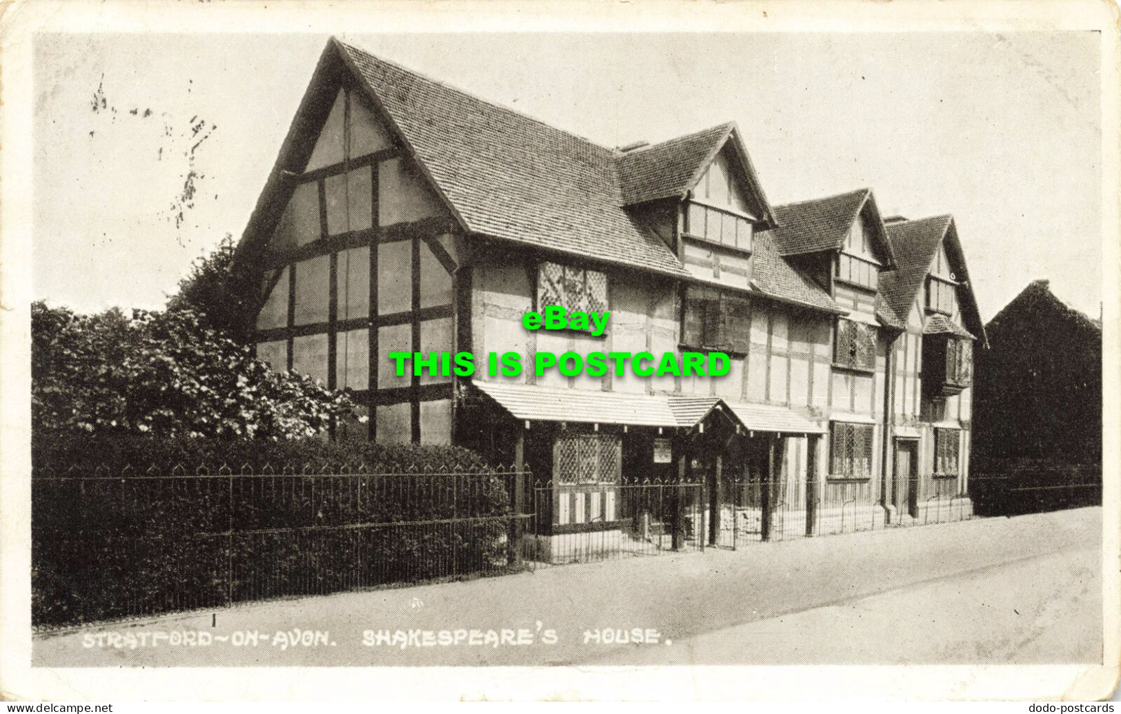 R616007 Stratford On Avon. Shakespeares House. 1910 - World