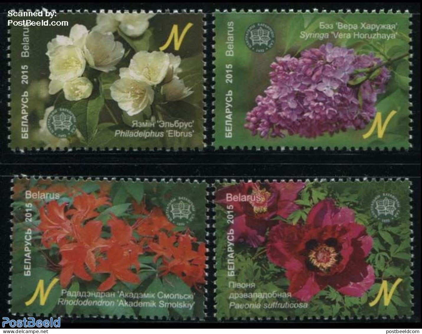 Belarus 2015 Botanical Garden 4v, Mint NH, Nature - Flowers & Plants - Belarus
