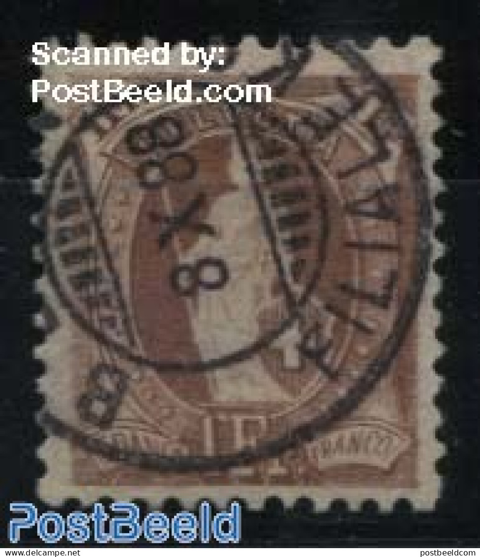 Switzerland 1888 1Fr, Used, With Certificate Guinand, Used Stamps - Usados