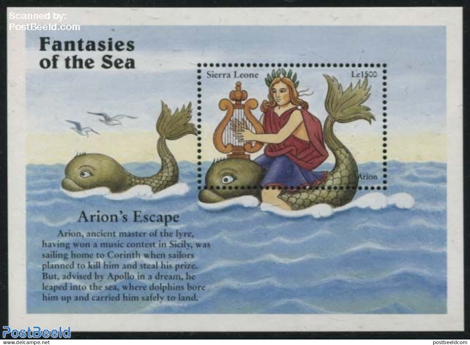 Sierra Leone 1996 Arion S/s, Mint NH, Art - Fairytales - Fairy Tales, Popular Stories & Legends