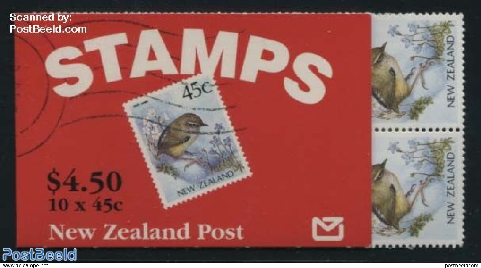 New Zealand 1991 Birds Booklet, Mint NH, Nature - Birds - Stamp Booklets - Neufs