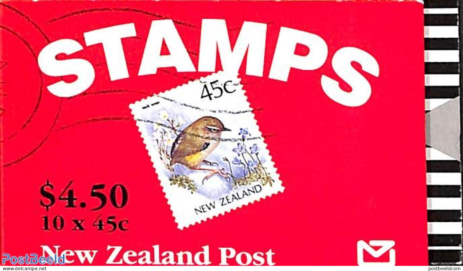 New Zealand 1991 Birds Booklet, Mint NH, Nature - Birds - Stamp Booklets - Neufs