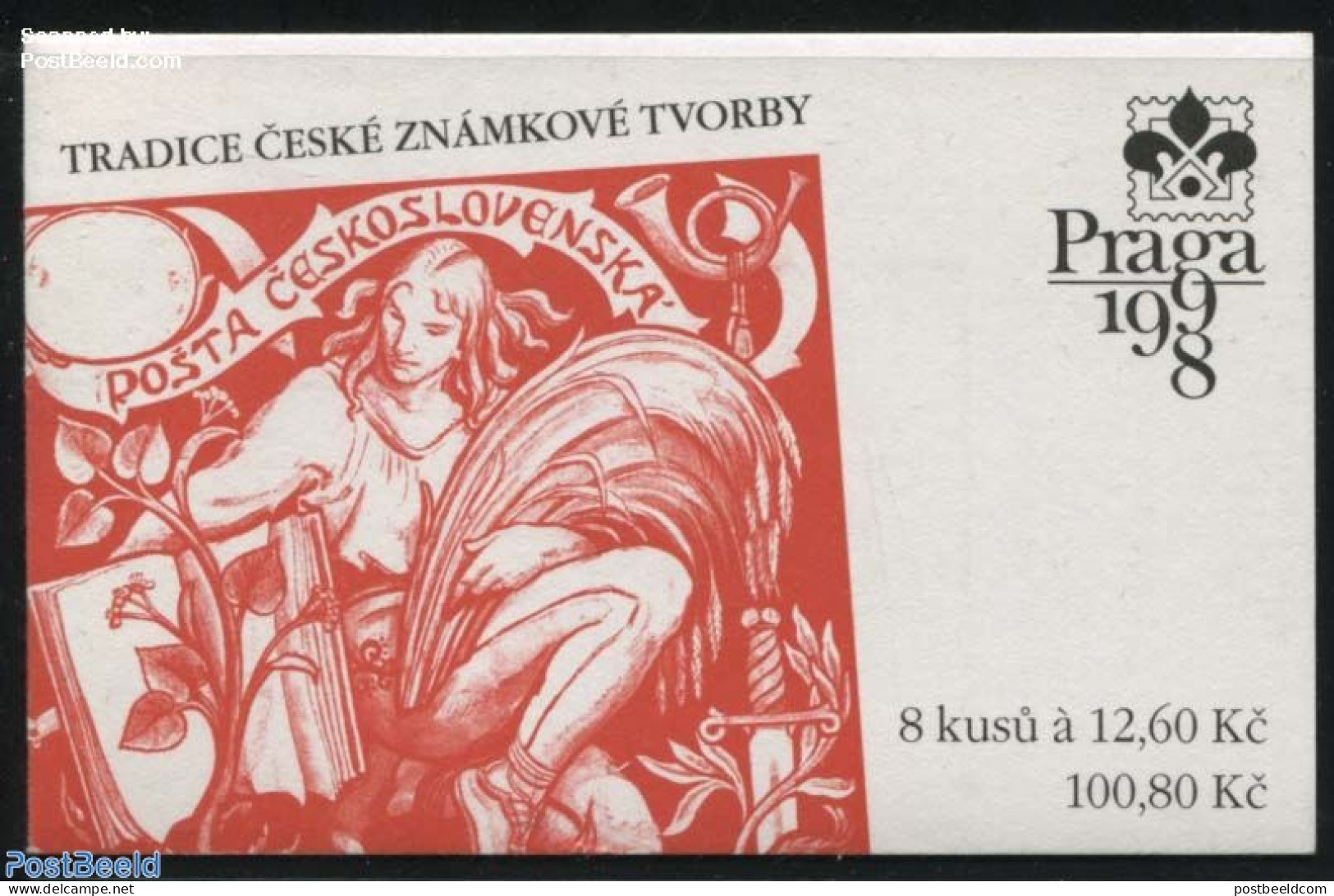 Czech Republic 1998 Stamp Traditions Booklet, Mint NH, Stamp Booklets - Stamps On Stamps - Art - Printing - Andere & Zonder Classificatie