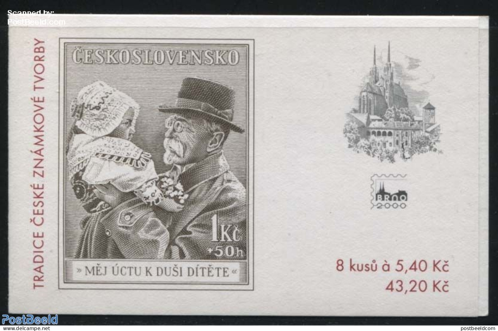 Czech Republic 2000 Stamp Traditions Booklet, Mint NH, Stamp Booklets - Stamps On Stamps - Altri & Non Classificati