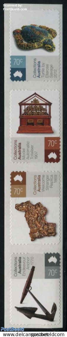 Australia 2015 Collections Australia 4v S-a, Mint NH, Nature - Turtles - Art - Art & Antique Objects - Museums - Sculp.. - Unused Stamps