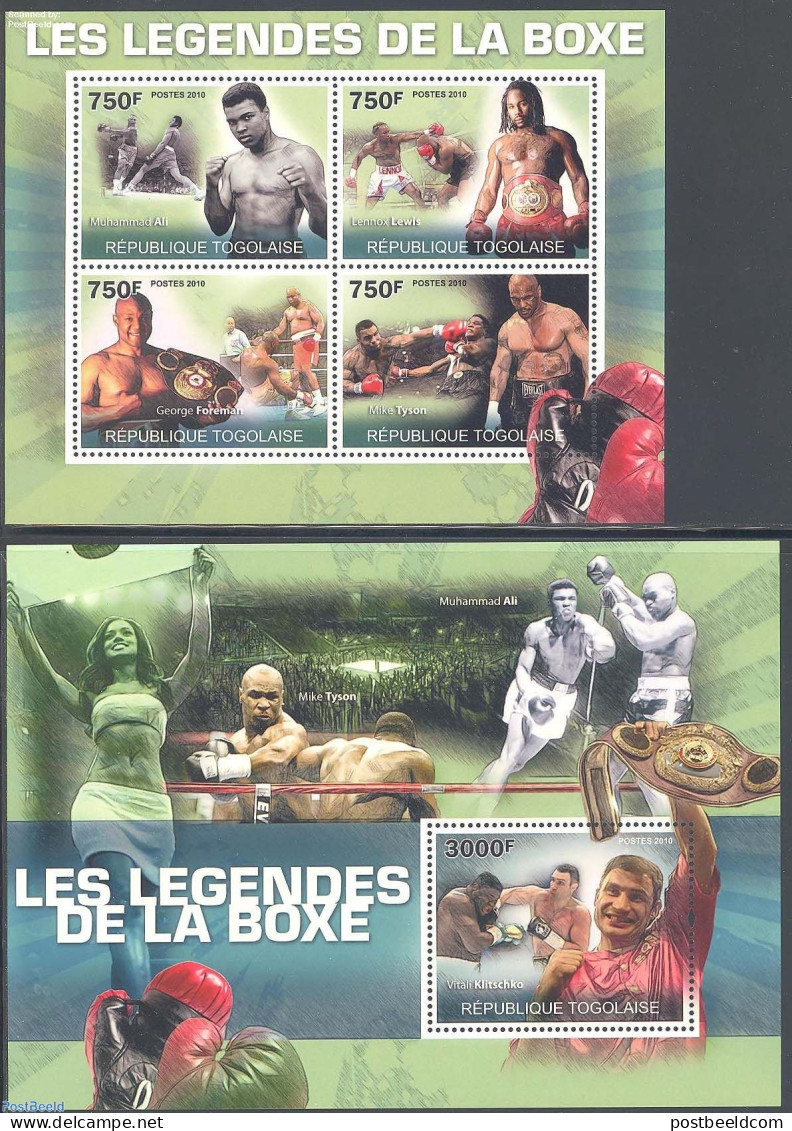 Togo 2010 Boxing 2 S/s, Mint NH, Sport - Togo (1960-...)