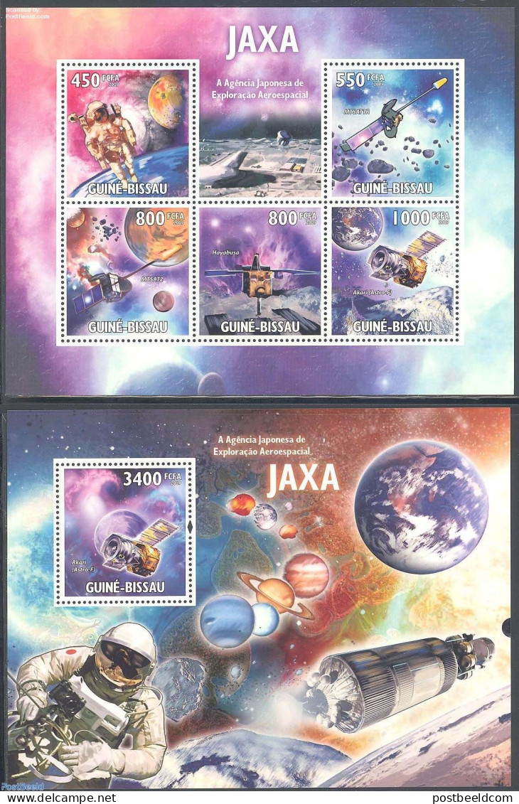 Guinea Bissau 2009 Space 2 S/s, Mint NH, Science - Transport - Various - Astronomy - Space Exploration - Globes - Astrology