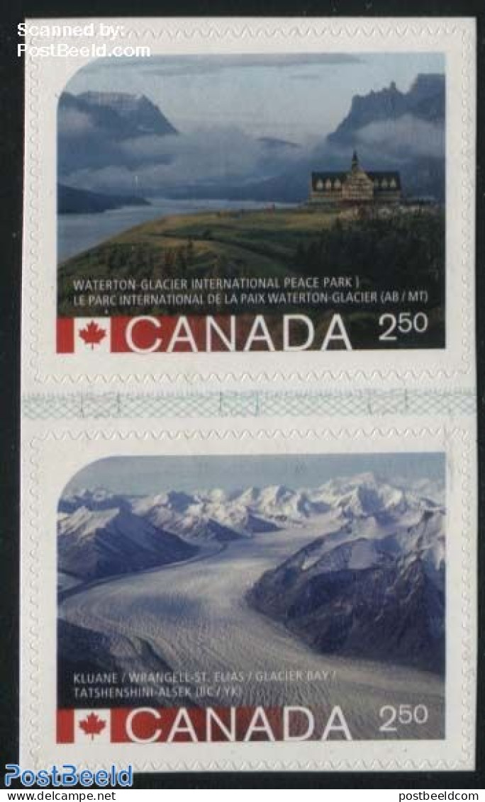 Canada 2015 UNESCO Sites 2v S-a, Mint NH, History - Nature - Sport - Unicef - World Heritage - National Parks - Mounta.. - Nuevos
