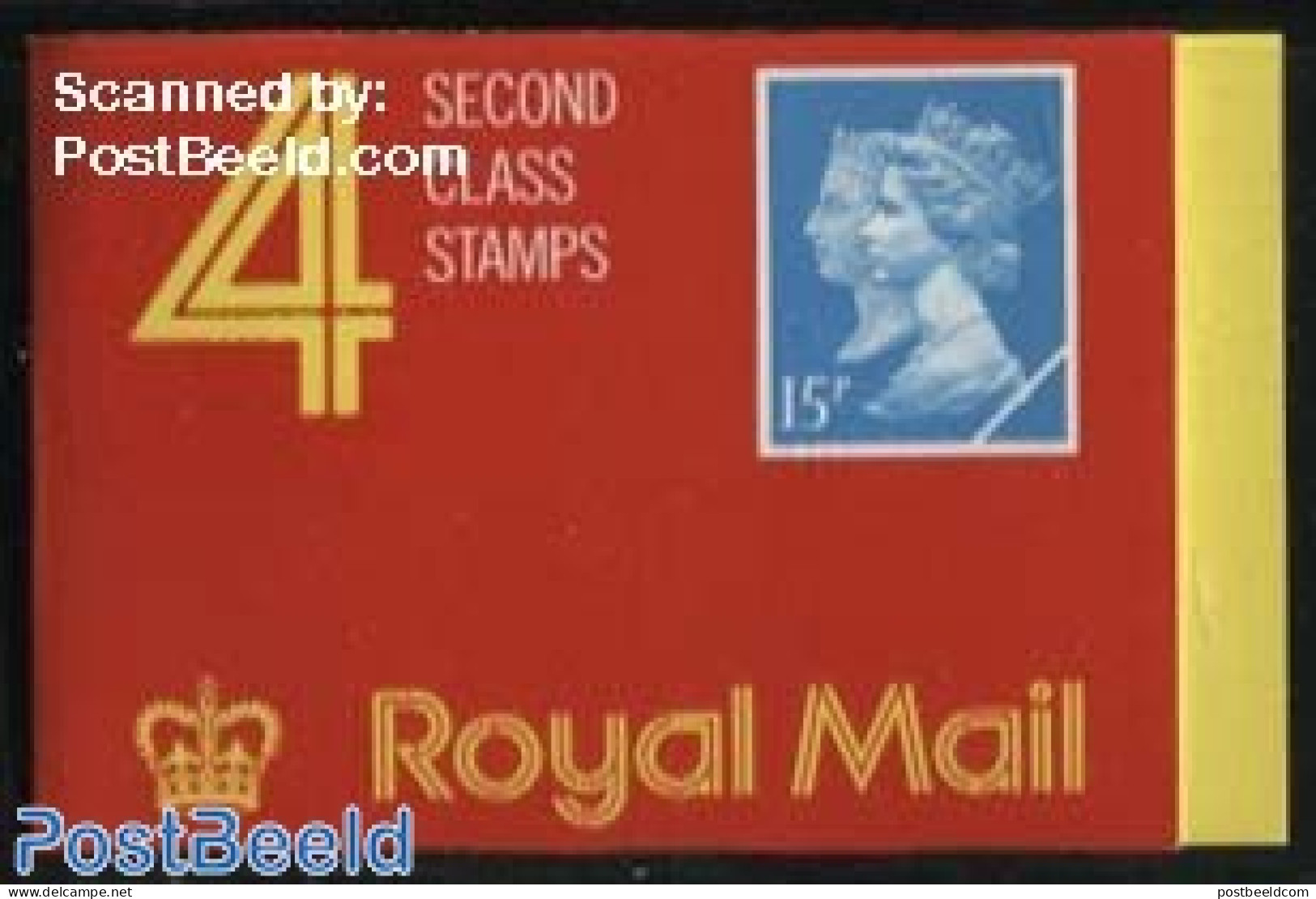 Great Britain 1990 4x15p Double Head Booklet, Mint NH, Stamp Booklets - Nuovi