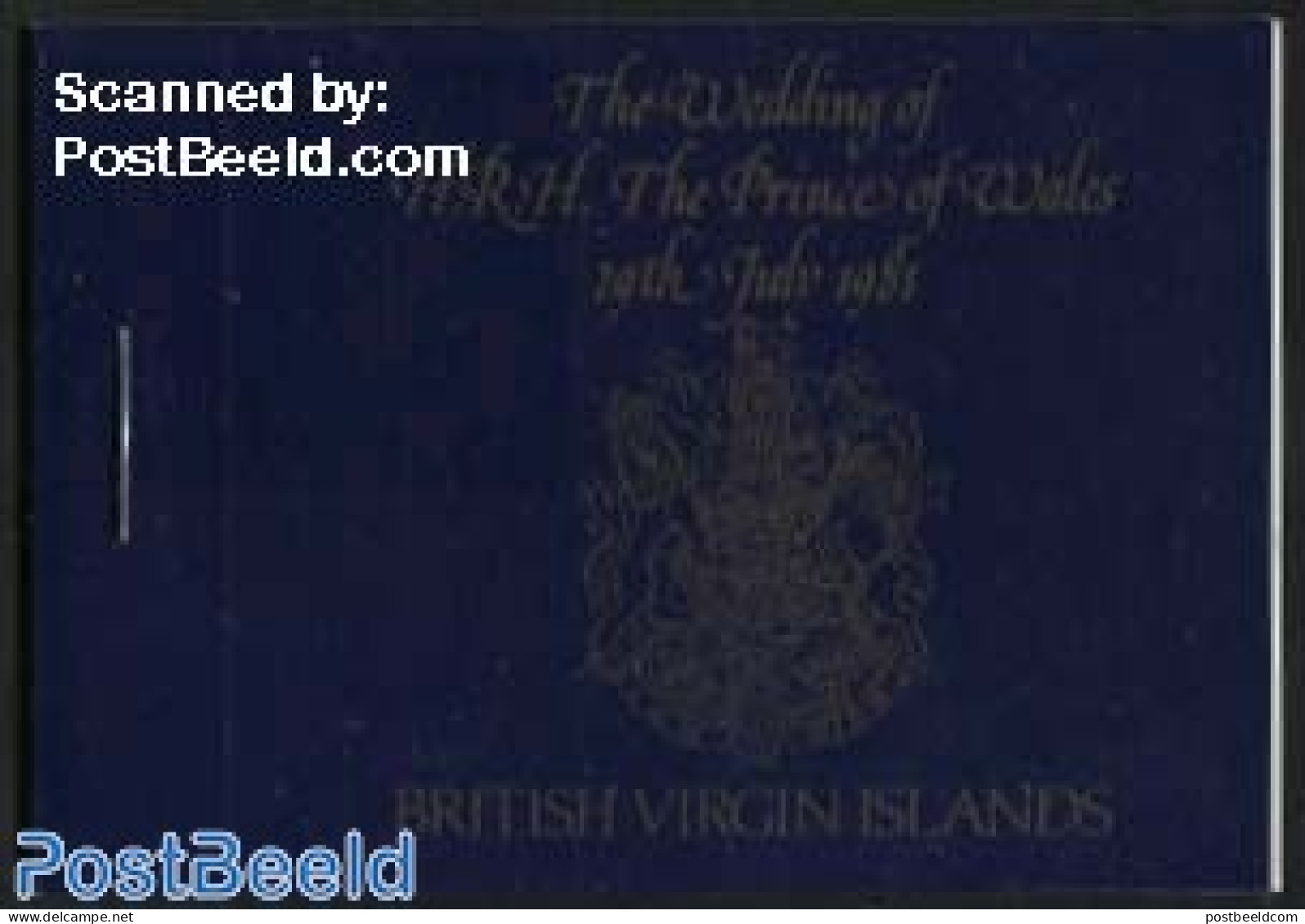 Virgin Islands 1981 Charles & Diana Booklet (with 2 Sets), Mint NH, History - Kings & Queens (Royalty) - Stamp Booklets - Royalties, Royals