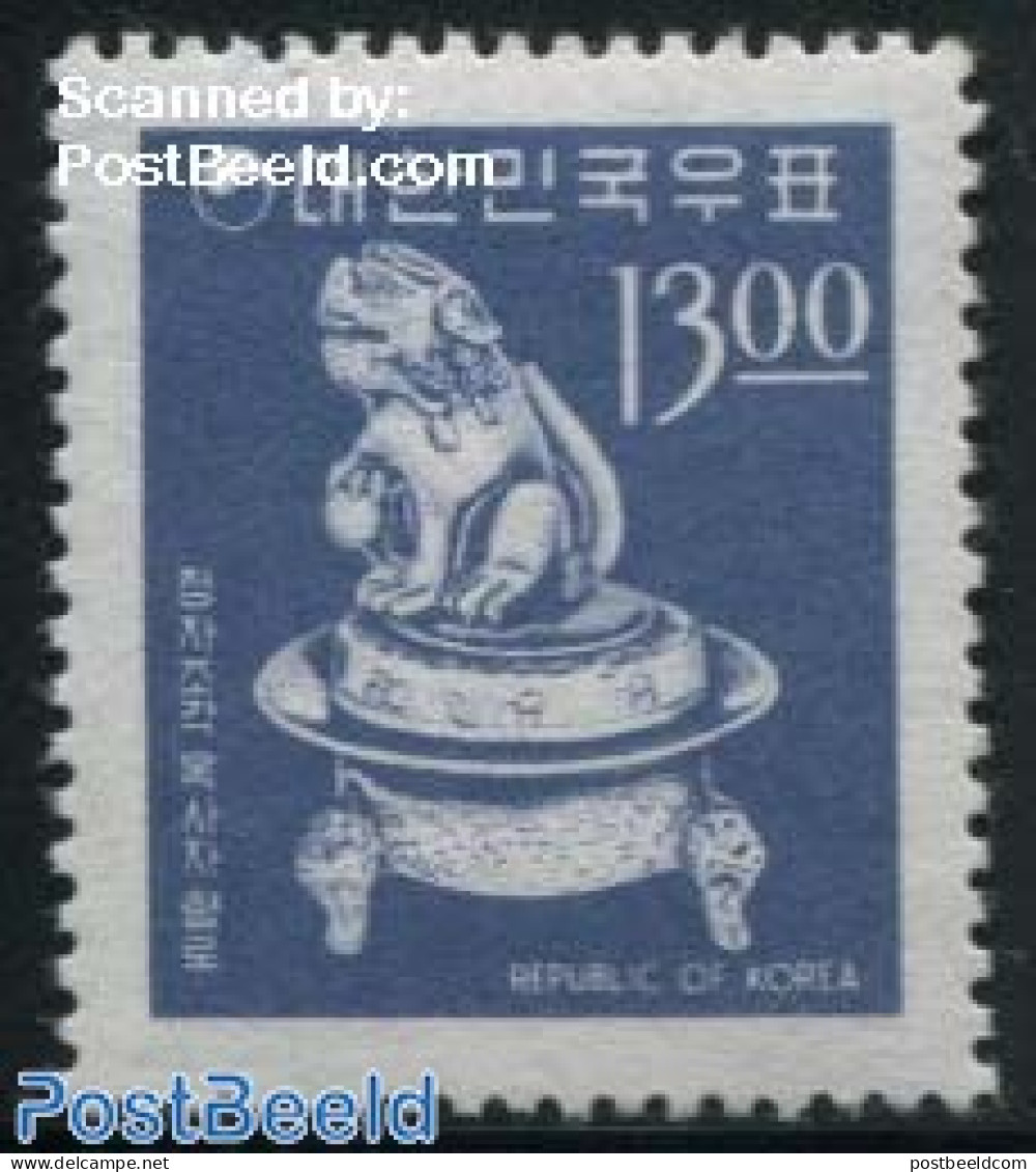 Korea, South 1966 13.00, Stamp Out Of Set, Mint NH, Art - Art & Antique Objects - Ceramics - Porcellana