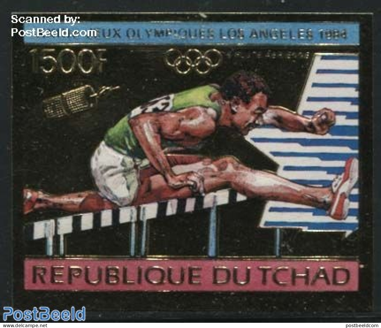 Chad 1983 Olympic Games 1v, Imperforated, Mint NH, Sport - Transport - Space Exploration - Andere & Zonder Classificatie