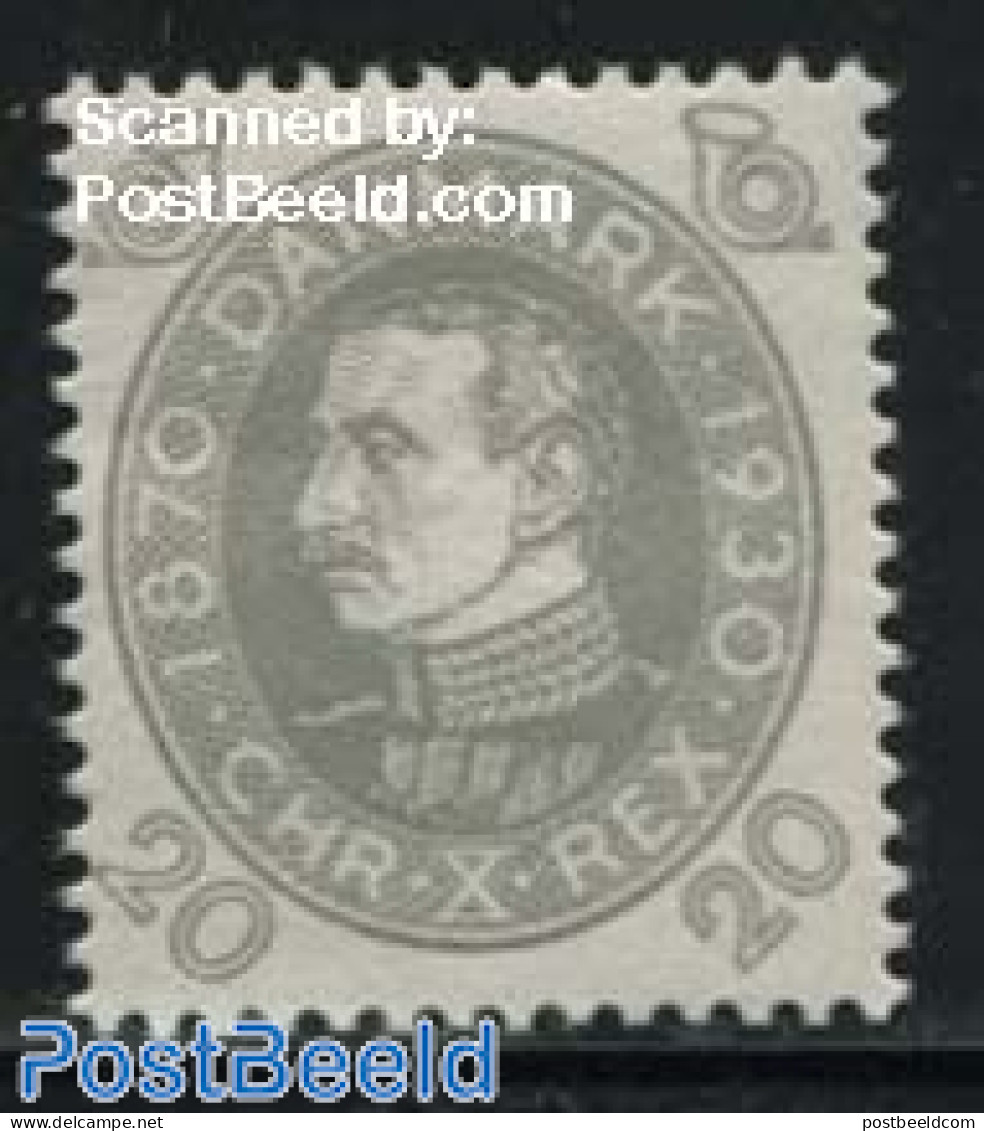 Denmark 1930 20o, Stamp Out Of Set, Mint NH, History - Kings & Queens (Royalty) - Nuevos