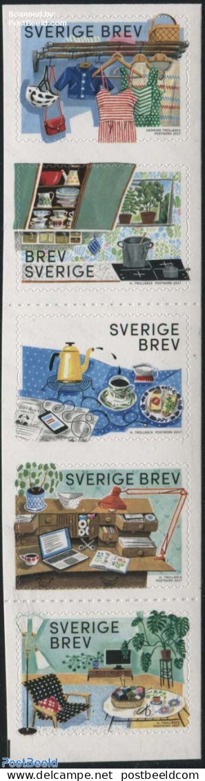 Sweden 2017 Retro 5v S-a, Mint NH, Art - Fashion - Unused Stamps