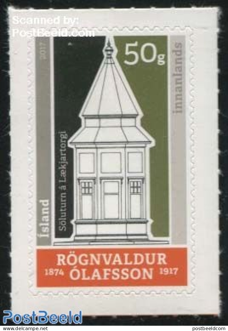 Iceland 2017 Rognvaldur Olafsson 1v S-a, Mint NH, Art - Architects - Architecture - Unused Stamps
