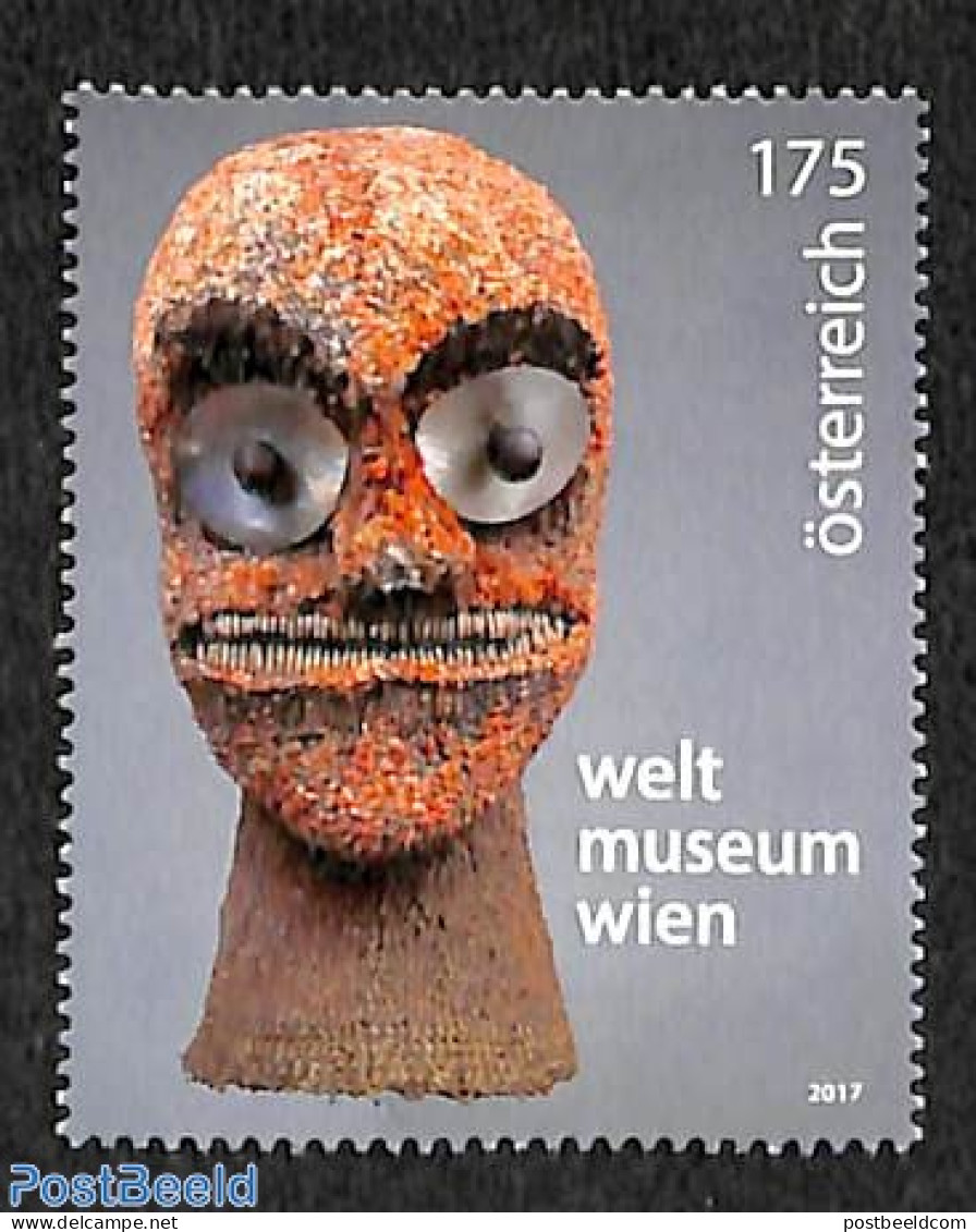 Austria 2017 World Museum Vienna 1v, Mint NH, Various - Folklore - Art - Museums - Nuevos