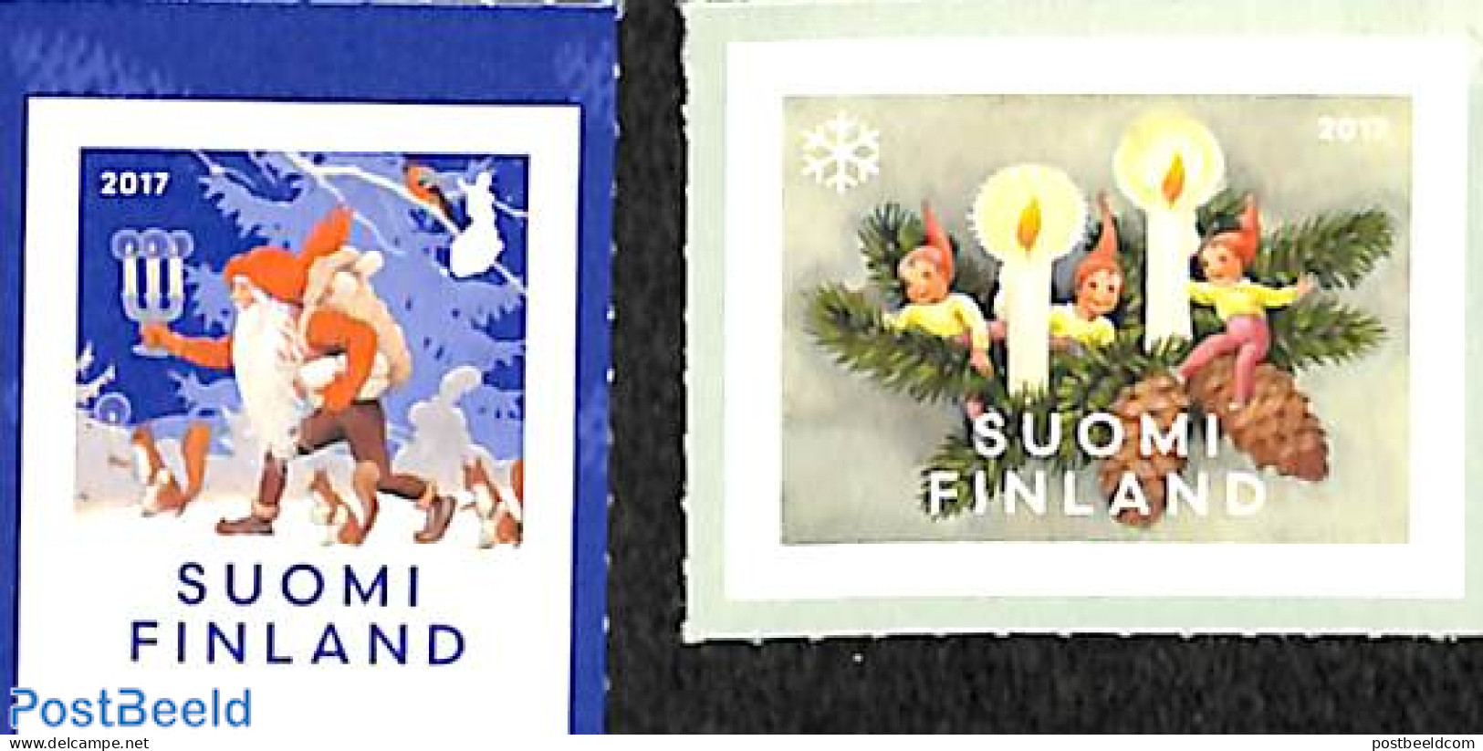 Finland 2017 Christmas 2v S-a, Mint NH, Religion - Christmas - Nuovi