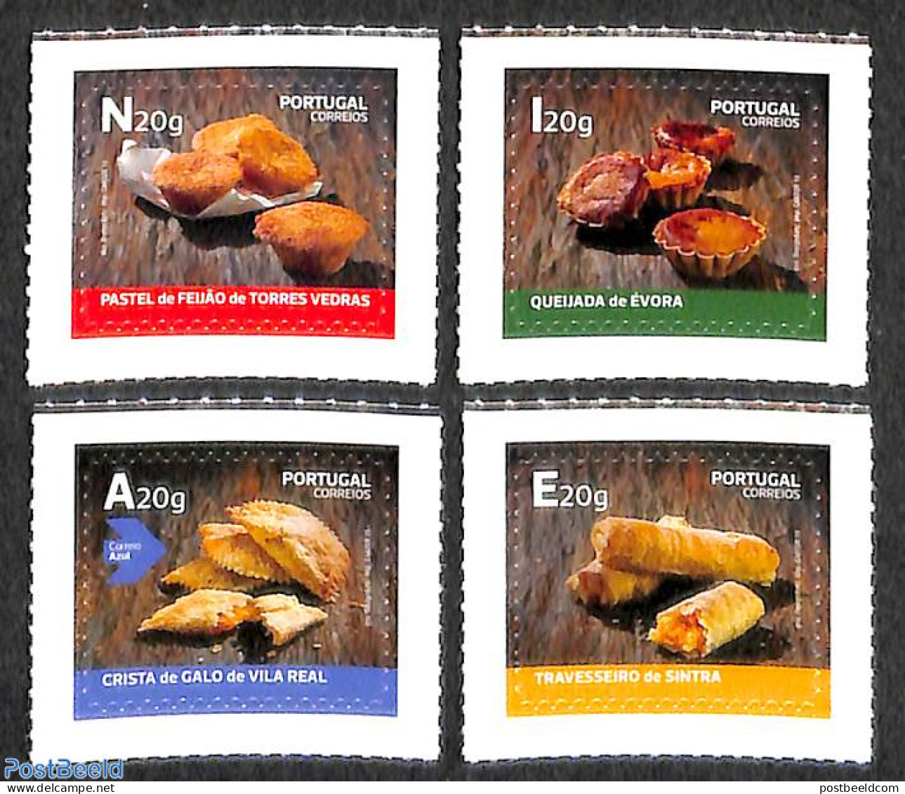 Portugal 2018 Pastel De Feijao 4v S-a, Mint NH, Health - Food & Drink - Unused Stamps