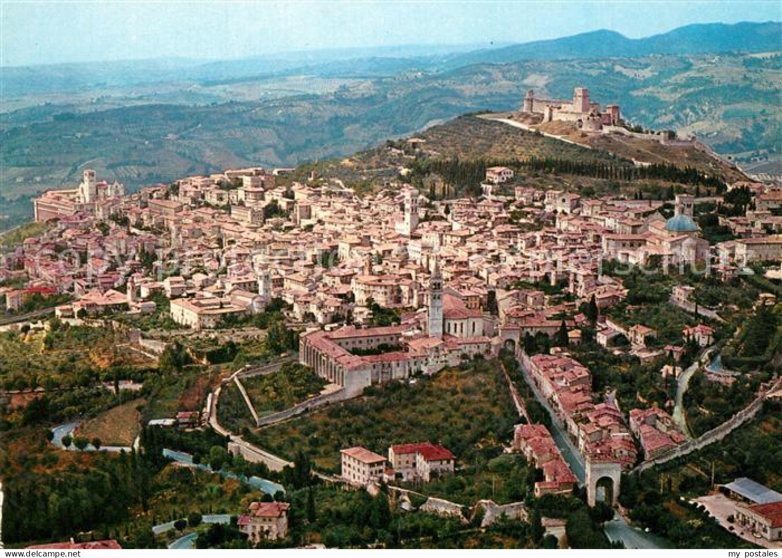 73354862 Assisi Umbria Fliegeraufnahme Assisi Umbria - Autres & Non Classés