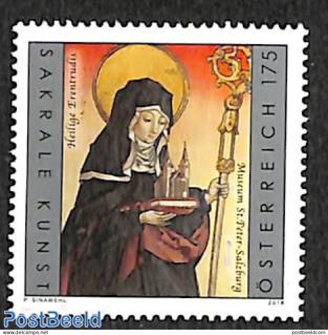 Austria 2018 Holy Erentrudis 1v, Mint NH, Religion - Religion - Unused Stamps