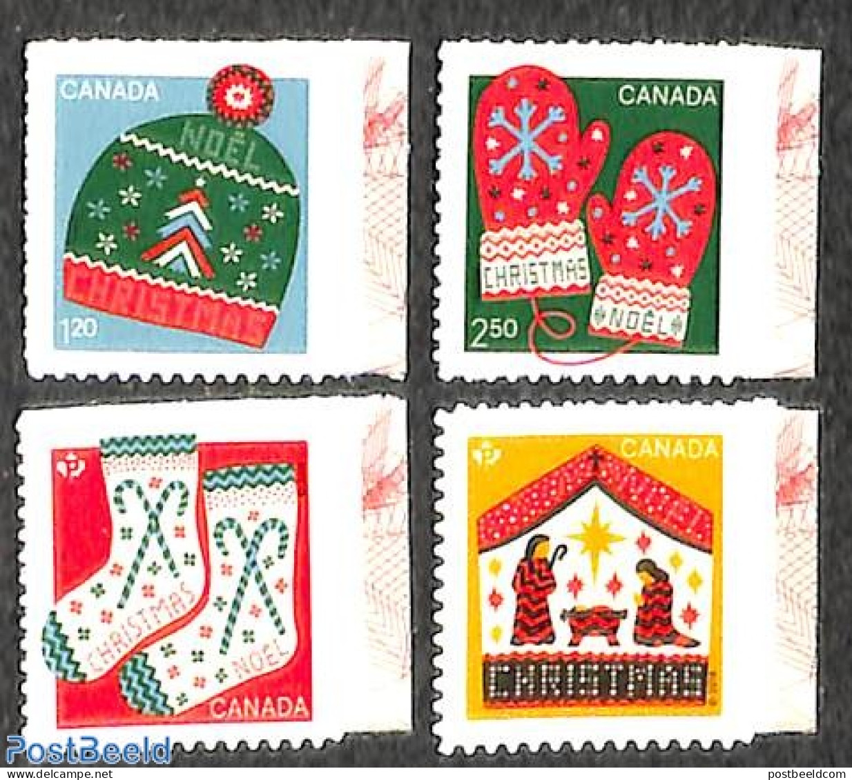 Canada 2018 Christmas 4v S-a, Mint NH, Religion - Christmas - Unused Stamps