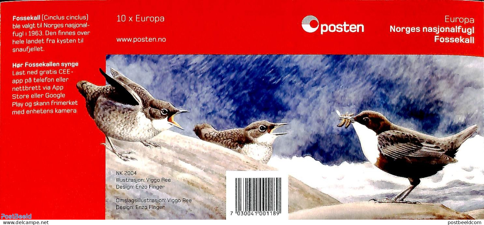 Norway 2019 Europa, Birds Booklet, Mint NH, History - Nature - Europa (cept) - Birds - Nuovi