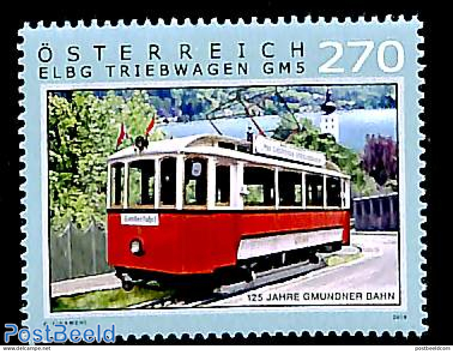Austria 2019 Gmunder Tramway 1v, Mint NH, Transport - Trams - Unused Stamps